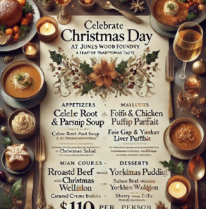 Read more about the article Christmas Day Lunch & Boxing Day Football Fest at Jones Wood Foundry