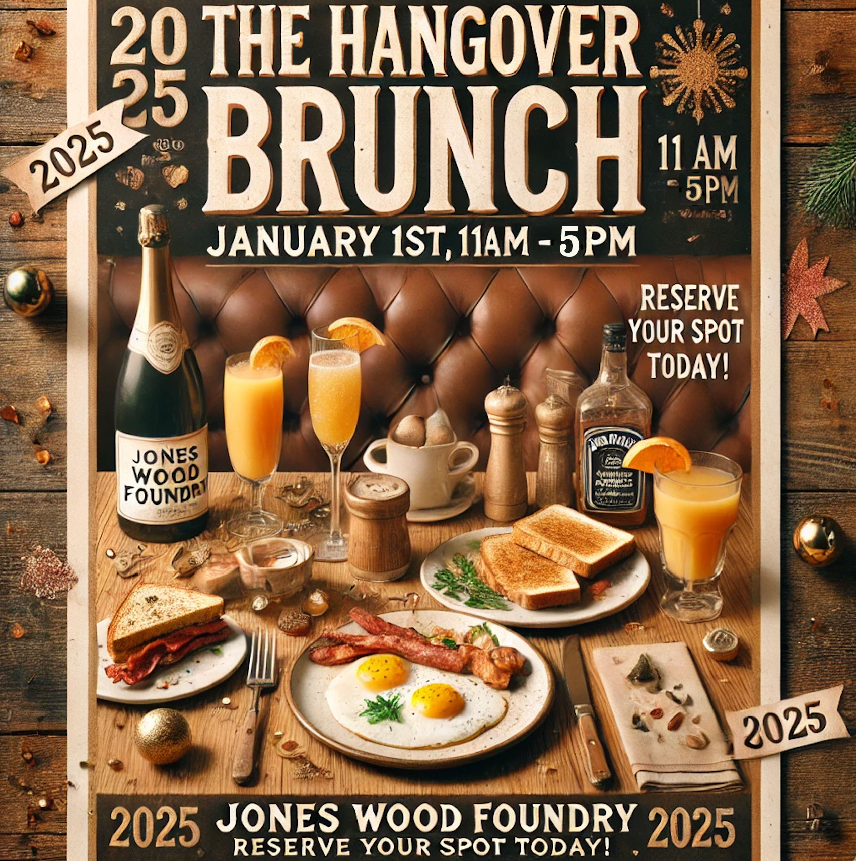 Hangover Brunch on New Year's Day